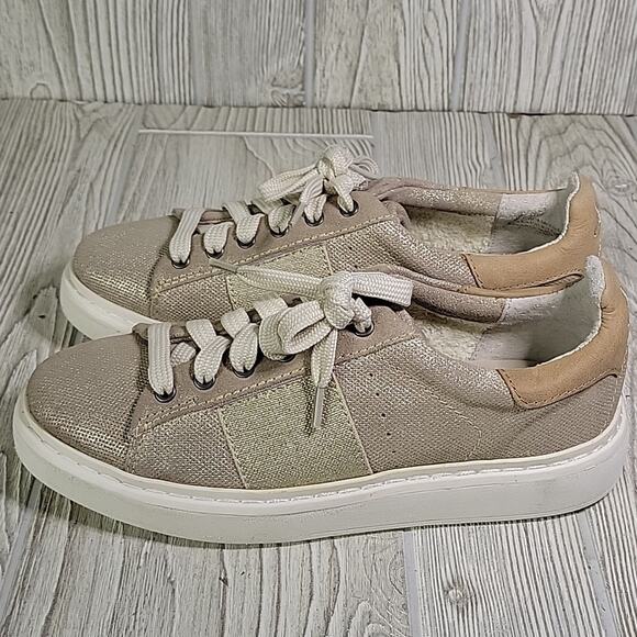 OTBT Normcore Mid Taupe Lace Up Leather Sneakers Womens Size 6.5 NEW - Picture 5 of 14